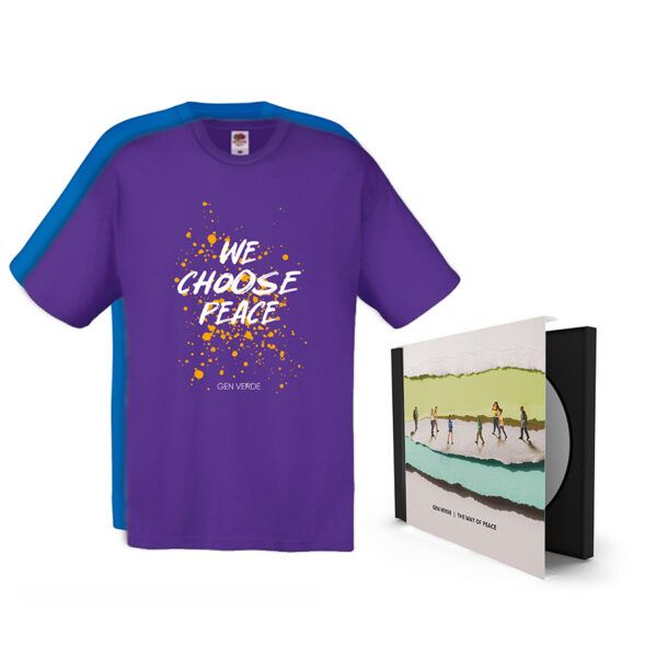 ! Bundle - T-Shirt We Choose Peace + CD The Way of Peace